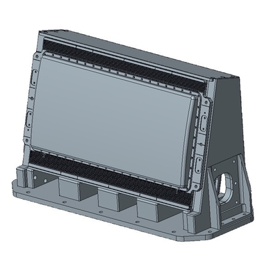 X Band Four Sided Phased Array Radar Anti Clutter With AESA System