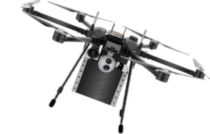 Networked UAV Unmanned Aerial Vehicle Multirotor Drone 10kg Payload 12S 28000mAh Battery