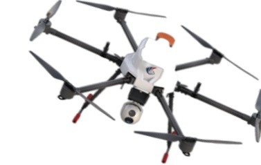 Multipurpose UAV Wireless Remote Control Drone With Six Rotor 10m/S Maximum Speed