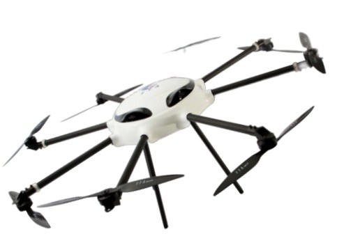 Eight Rotor 25kg Level Multi Purpose Drone For Carrying Cargo Or Investigation Field