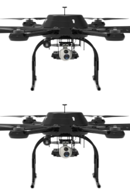 30kg Heavy Duty Networked Multirotor Drones And AI Three Axis Photoelectric Lens