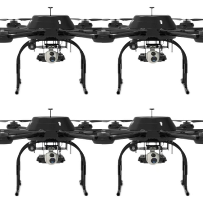 8 Rotors Heavy Duty Networked UAV 30kg Level With AI Three Axis Series Photoelectric Lens
