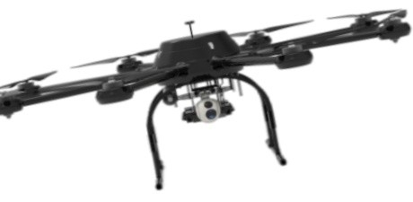 Heavy Duty 30kg Multirotor Drone With AI Three Axis Series Photoelectric Lens
