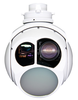 Drone Tracking Rotary Optoelectronic Pod With Two Axis Gyro Stabilized Platform
